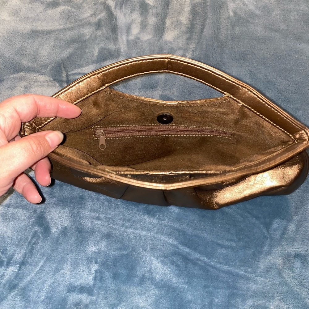Gorgeous evening clutch (items not included; for sizing purposes)